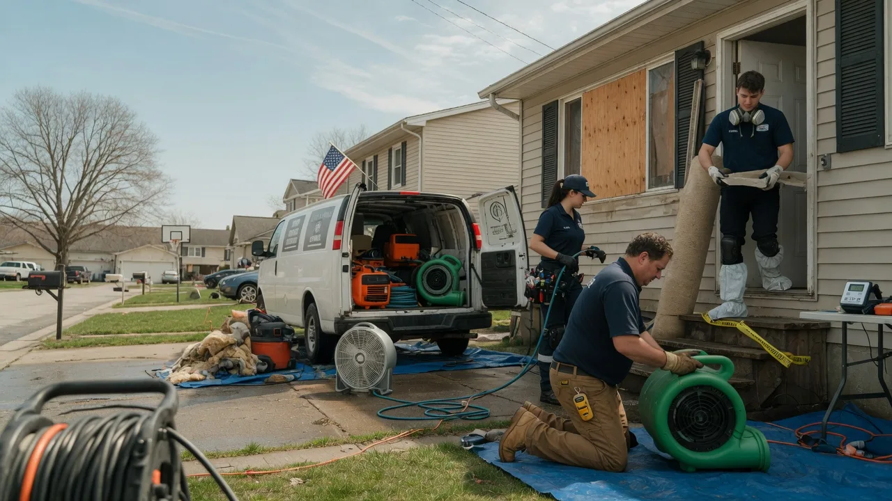 Water Damage Restoration in Holcomb, IL near me